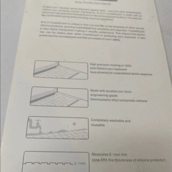 Transparent Keyboard Cover for Mac Laptops - Picture 4 of 4